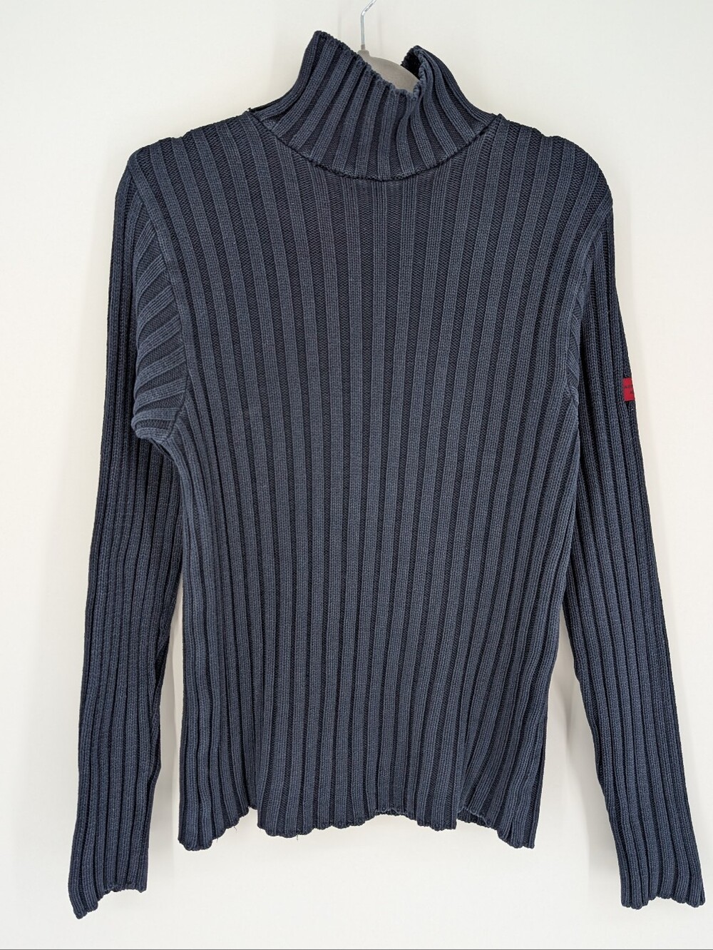 Abercrombie & Fitch Men's Vintage Ribbed Knit Sweater Mockneck 100% Cotton M USA